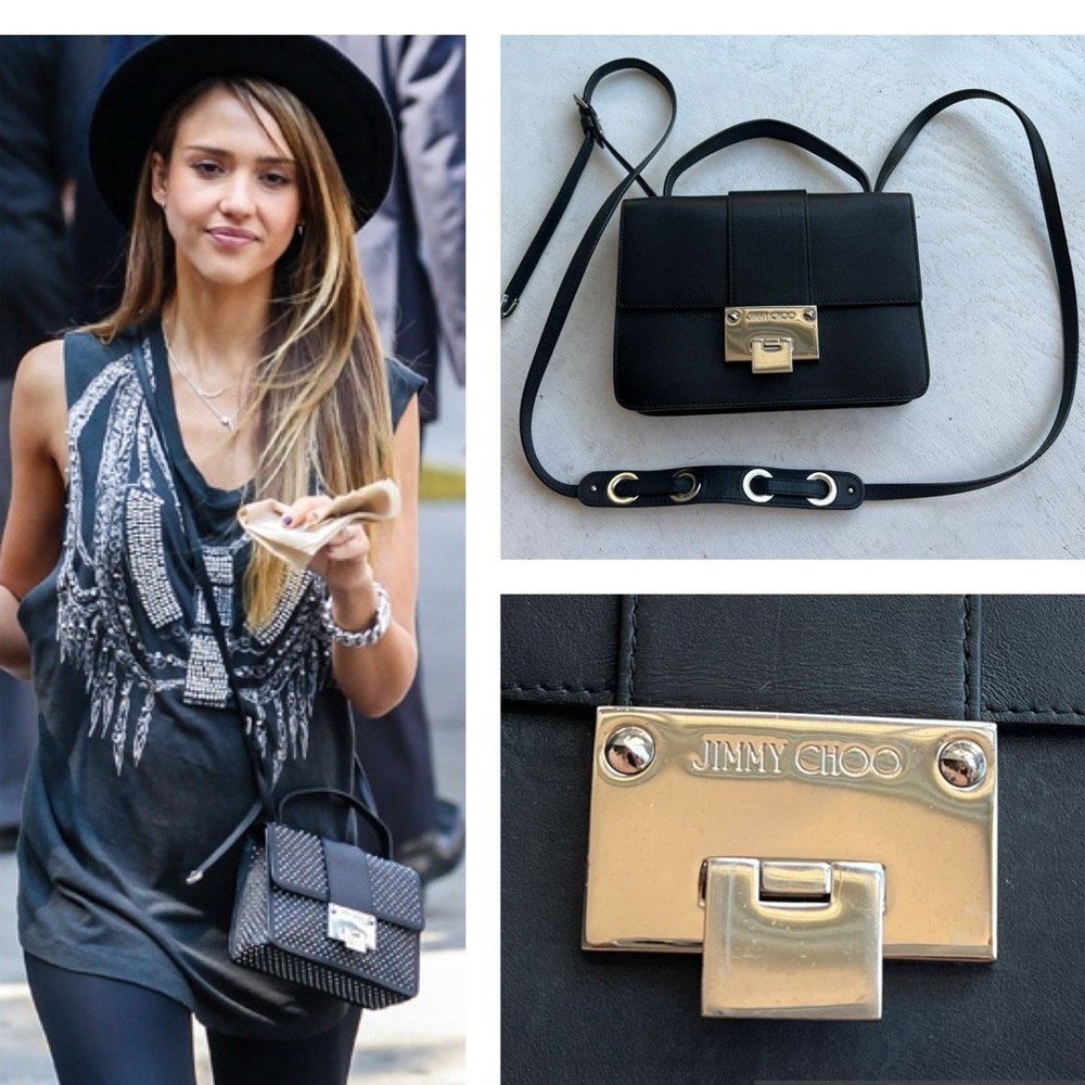 Jimmy Choo crossbody leather purse